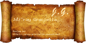 Járay Graciella névjegykártya
